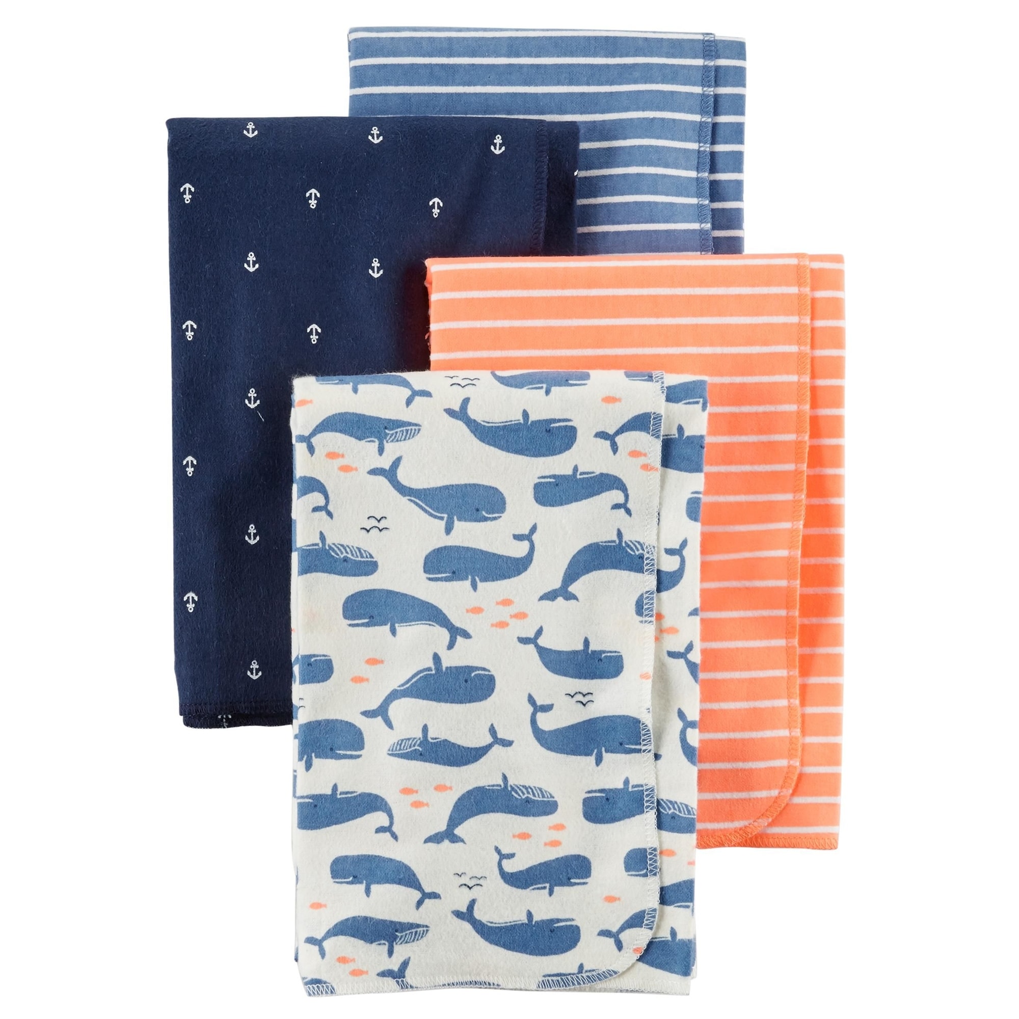 whale receiving blankets