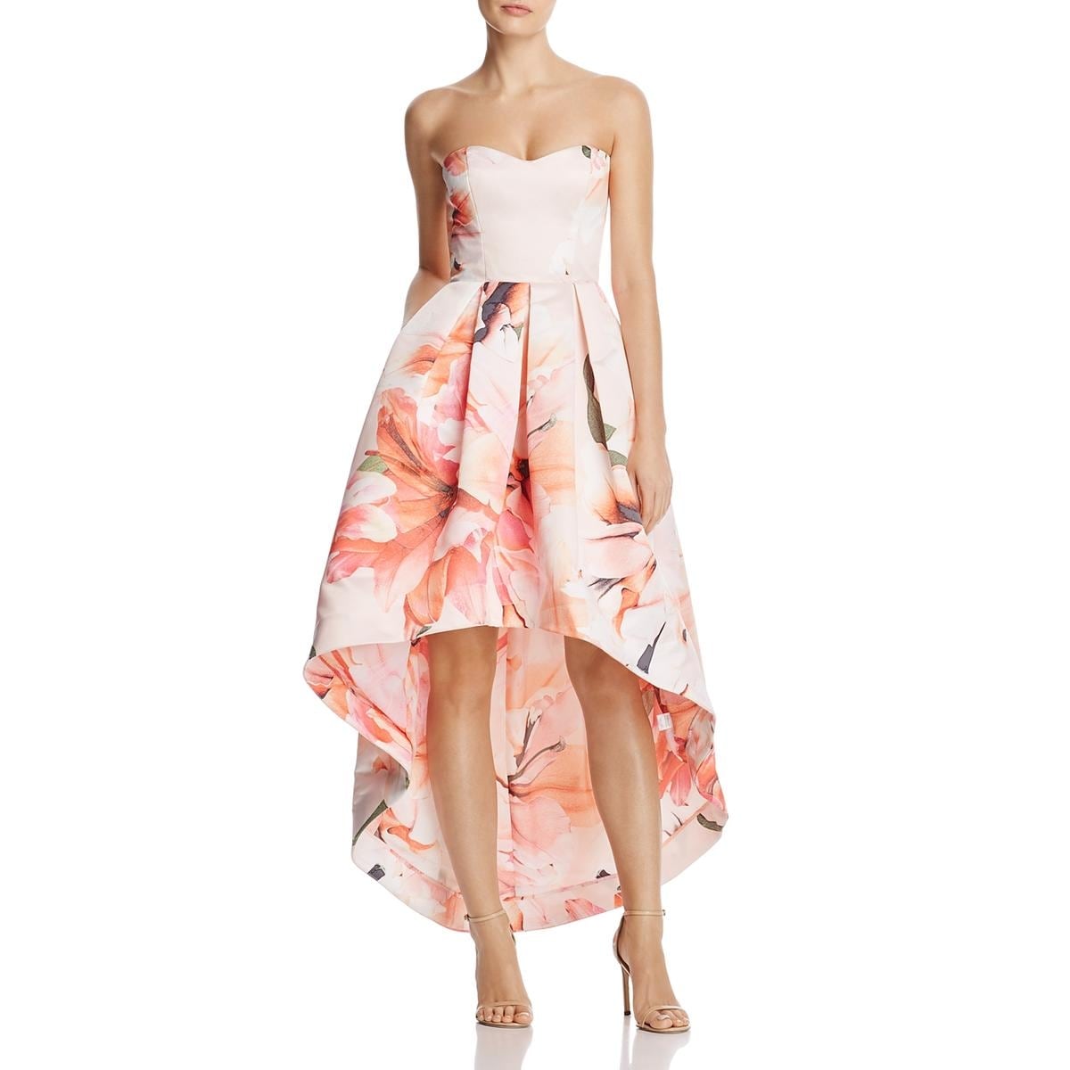 parker black floral dress