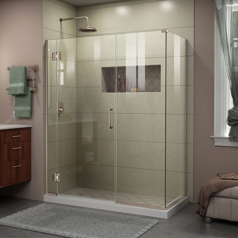 Dreamline E12614534 Unidoor X 72 High 46 1 2 Wide 34 3 8 Dreamline E12614534 Unidoor X 72 High 46 1 2 Wide 34 3 8 Deep Hinged Fram Free Shipping Today 23086612