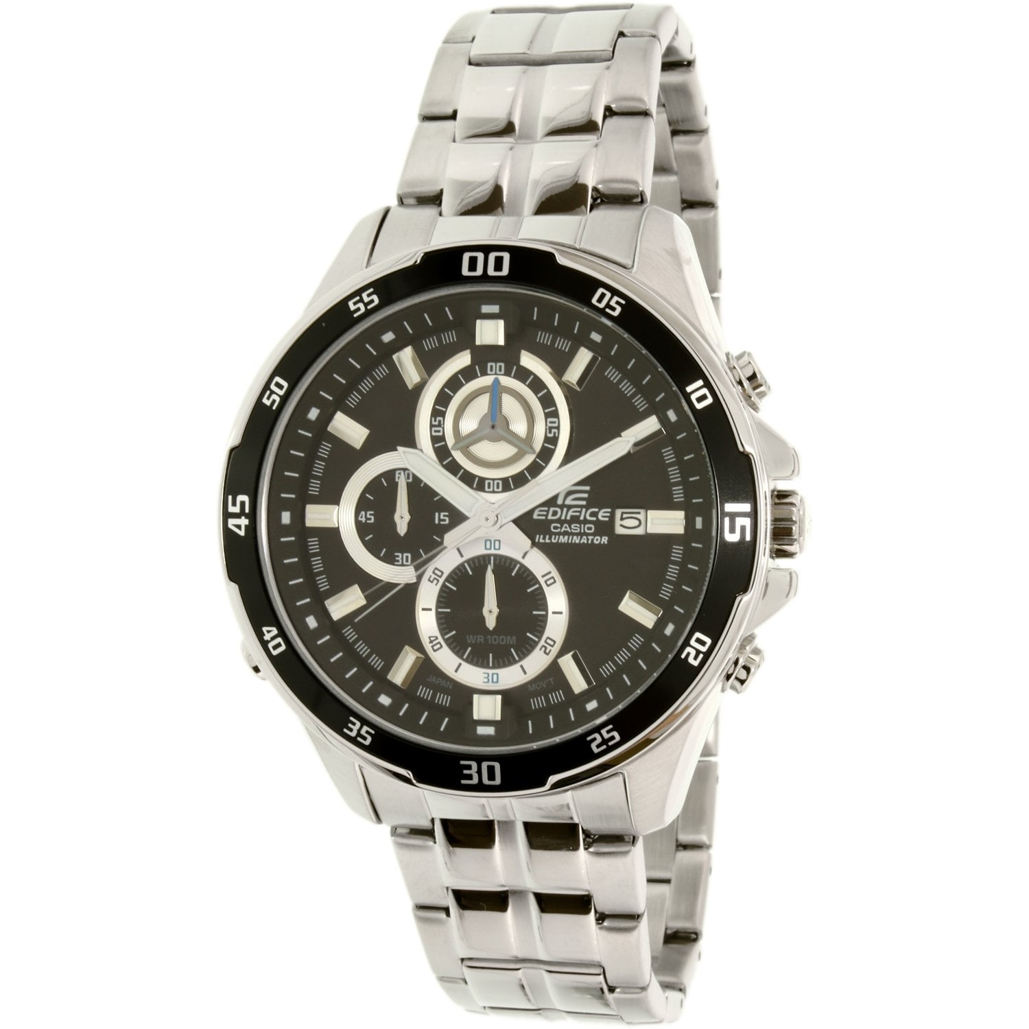 Shop Casio Men's Edifice Silver Stainless-Steel Plated Dress Watch - Free  Shipping Today - Overstock.com - 19847128
