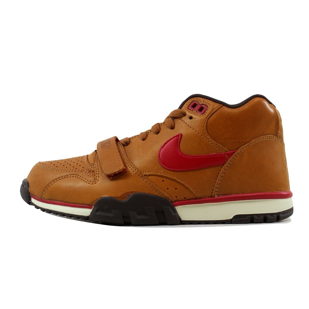 Nike Men's Air Trainer 1 Mid Premium Hazelnut/Gym Red-Baroque Brown ... Nike Men's Air Trainer 1 Mid Premium Hazelnut/Gym Red-Baroque Brown-Birch 317553-200 Size 8 - Free Shipping Today - Overstock.com - 26918572