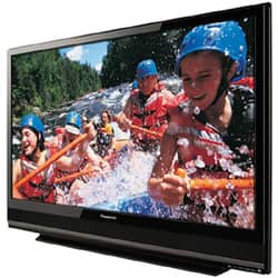 slide 1 of 1, Panasonic 56-inch 1080p LIFI Rear Projection HDTV