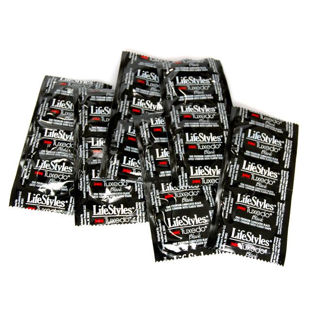 Lifestyles Tuxedo Black Condoms - 11292481 - Overstock.com Shopping ...