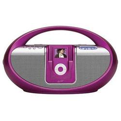 iLive Portable Pink iPod Docking System  