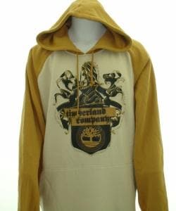 Timberland Crest Tan Hooded Sweatshirt Timberland Sweatshirts