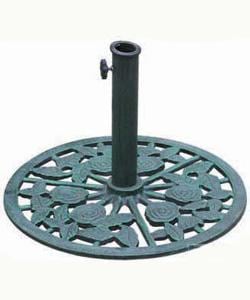 Green Cast Iron Umbrella Stand