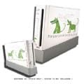 Green Doggie Skin Decal for Nintendo Wii