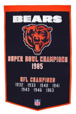 Chicago Bears NFL Superbowl Championship Banner  