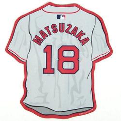 Boston Red Sox Dice K Matsuzaka Jersey Car Magnet