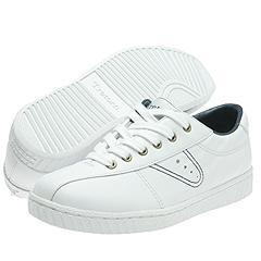 white leather tretorn shoes