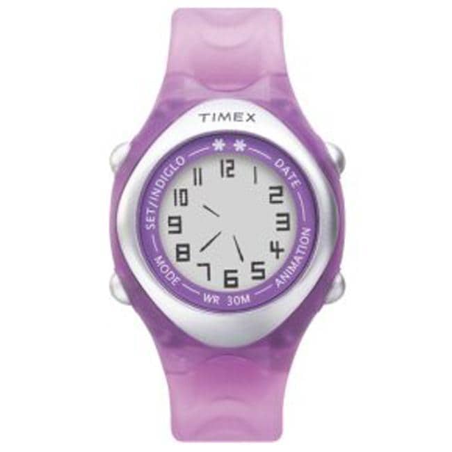 Timex Purple Quartz Animation Sports Watch  