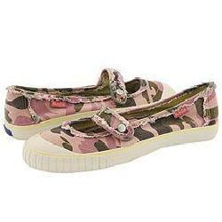 Keds Craze Camo Mary Jane Olive/Dp Mauve