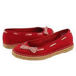 MIA April Red Canvas MIA Flats