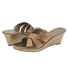 Easy Spirit Abile Bronze Leather Easy Spirit Sandals