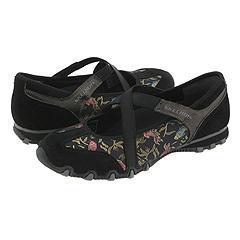 Skechers Waterlily Black With Flowers