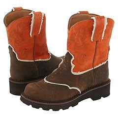 Ariat Fatbaby Saddle Brn Dst/ Bright Copper Ariat Boots