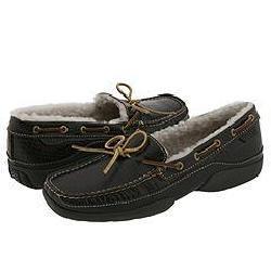 Sperry Top Sider Bristol 1 Eye Dark Brown Croc W/Sherling Sperry Top Sider Slip ons