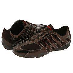 Geox D Snake 8 Chocolate Patent/Nubuck  