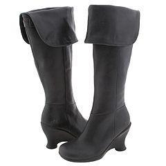 John Fluevog Mallory Over the Knee Black Boot