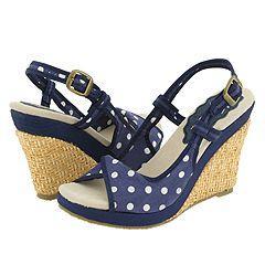 Volatile Bryana Polka Dot Blue