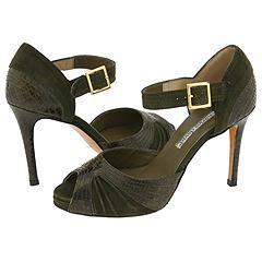 Charles David Palisade Olive Suede/Snake Charles David Sandals