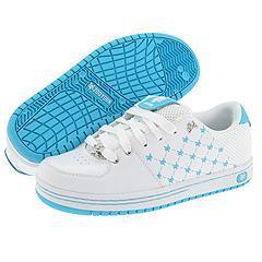 Zoo York The Monarch W White Leather & Patent/ Turquoise Trim Zoo York Athletic