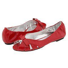 Ecco Cucata Bow Cherry Red Patent  