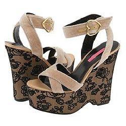 Betsey Johnson Raychel Gold Velvet