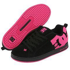 DC Court Graffik W Black/Crazy Pink  