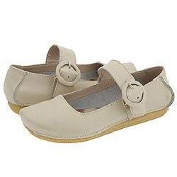 Clarks Cute Bar White Wash Leather(Size 6.5 M (B))  