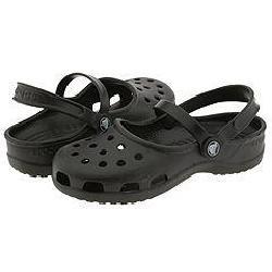 mary jane crocs black