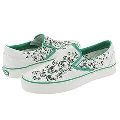 vans classic slip on skull