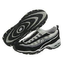 Skechers Varsity Black With Silver Skechers Athletic