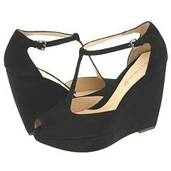 Boutique 9 Womens Idalia Black Wedge Pumps  