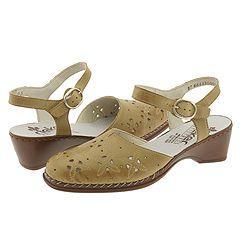 Rieker L1869 Pistachio Leather(Size 42 (US Womens 10) M) Rieker Heels