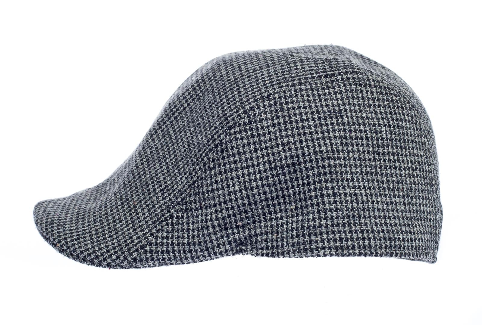 Newsboy Wool Blend Cap Paperboy Men Boy Gatsby Hipster Ivy Hat, Grey Patterned