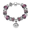 Vienna Jewelry Purple Fusion Bracelet