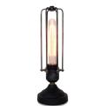Vintage bedside dimmable hexagon cage table lamp light