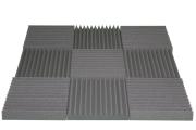 Acoustic Wedge Soundproofing Foam Wall Tile 2x12x12