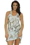 Women's Camo Tank Dress Authentic True Timber White