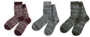 Men's High Quality Crew Quarter Winter Wool Socks Fashion Design Many Colors - 3 Packs