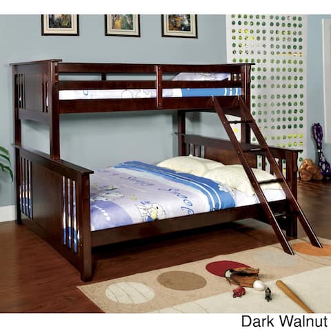 Furniture of America Cude Mission Twin XL-over-Queen Bunk Bed
