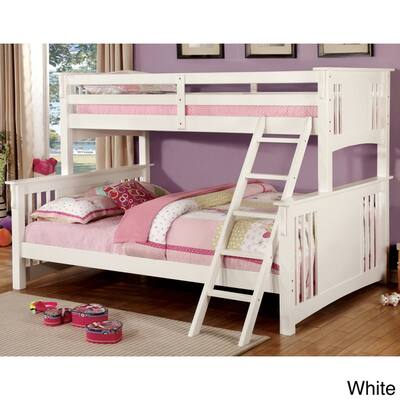 Bunk Bed White Mission Craftsman Kids Toddler Beds Shop