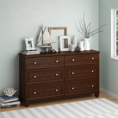 Ameriwood Home Hanover Creek 6 Drawer Dresser