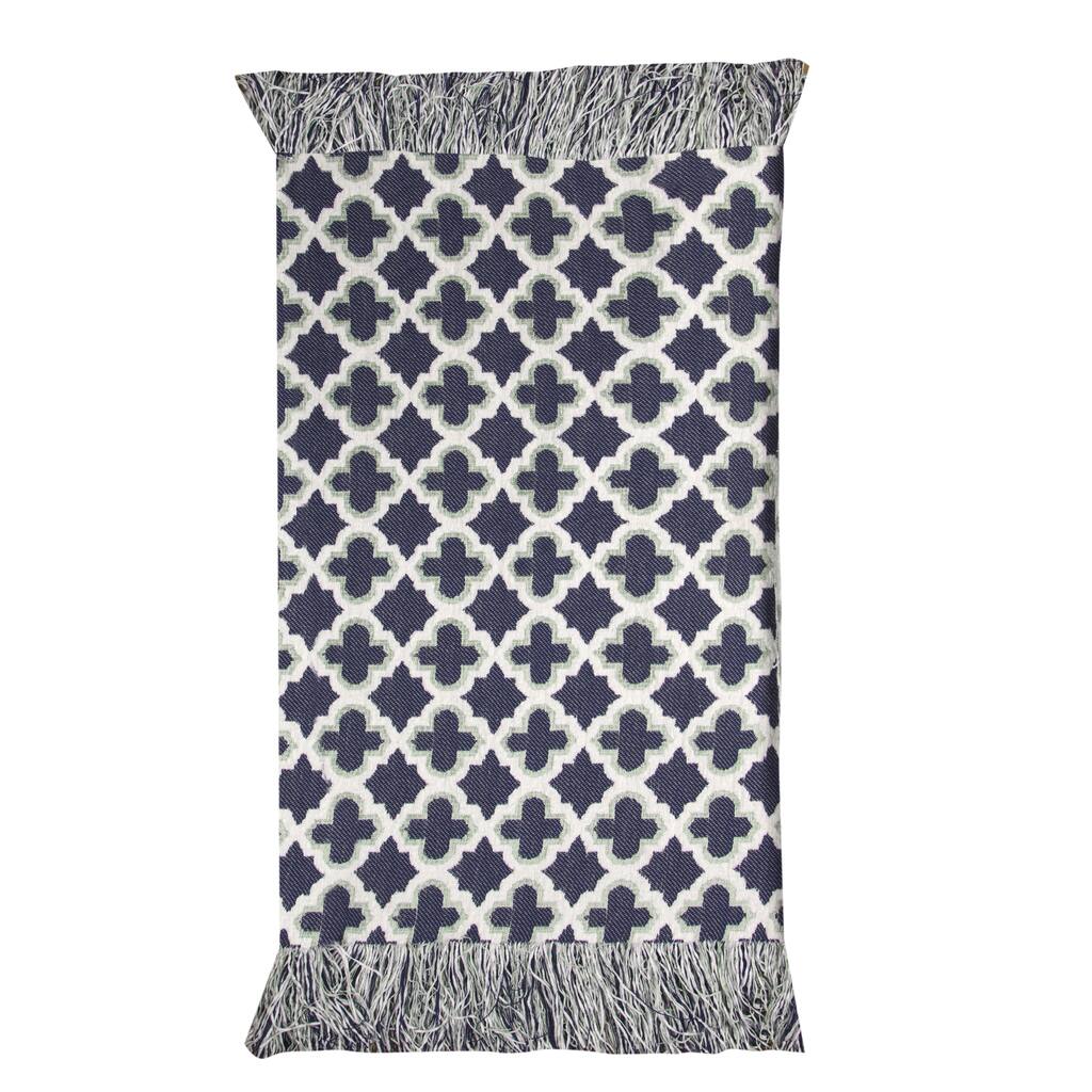 Moroccan Blue Rug - multi