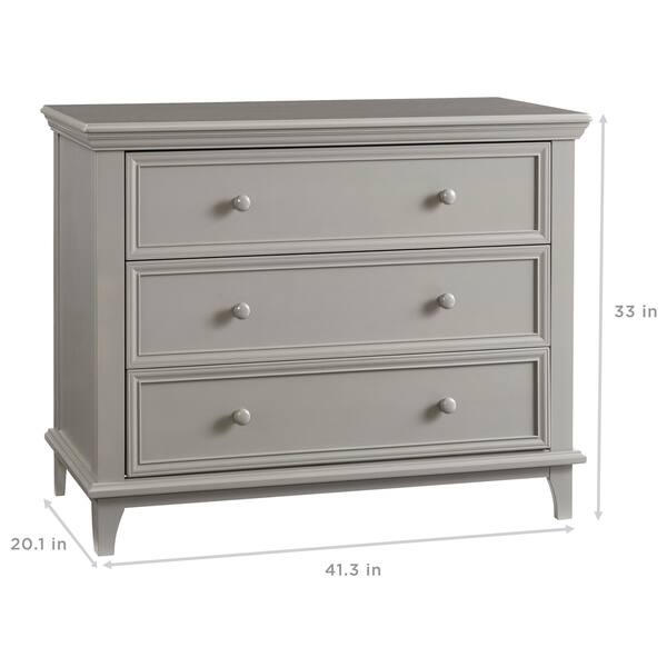 Shop Kolcraft 3 Drawer Transitional Dresser Overstock 10001948