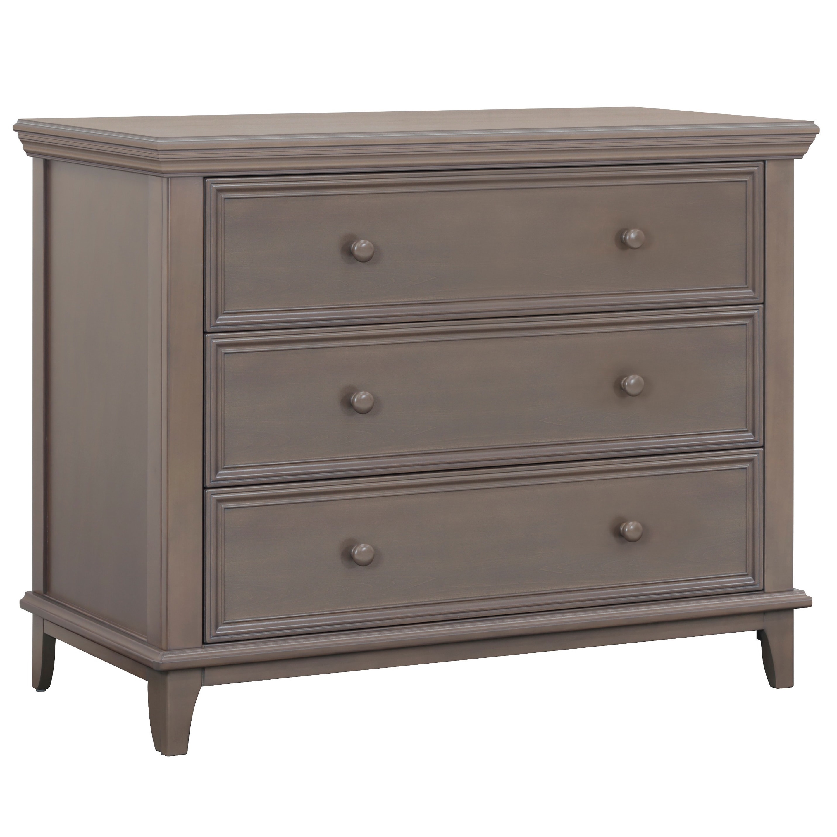 Kolcraft Transitional 3 Drawer Grey Dresser 3 Drawer Grey Dresser