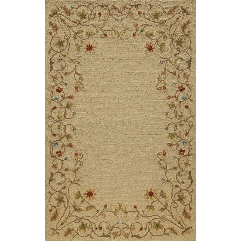 Momeni Veranda Hand Hooked Floral Indoor Outdoor Rug