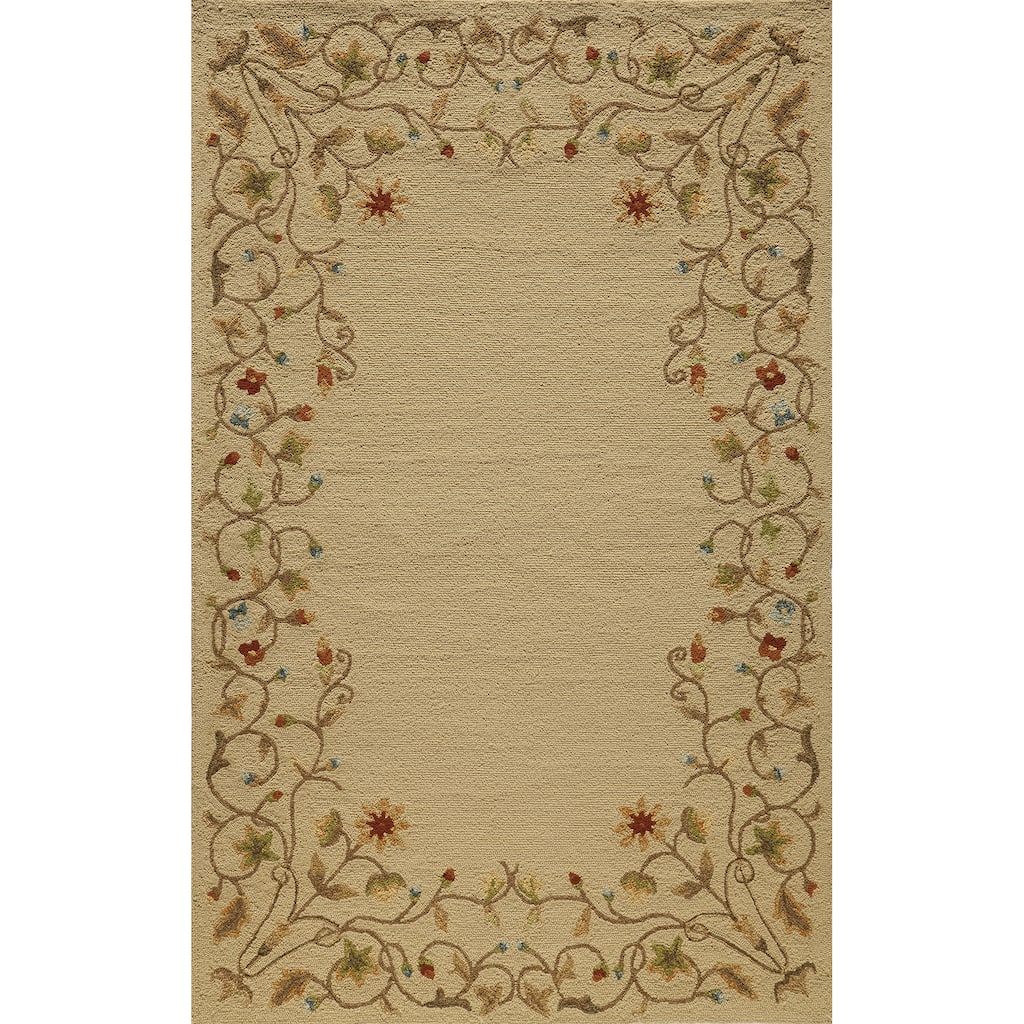 Momeni Veranda Hand Hooked Floral Indoor Outdoor Rug