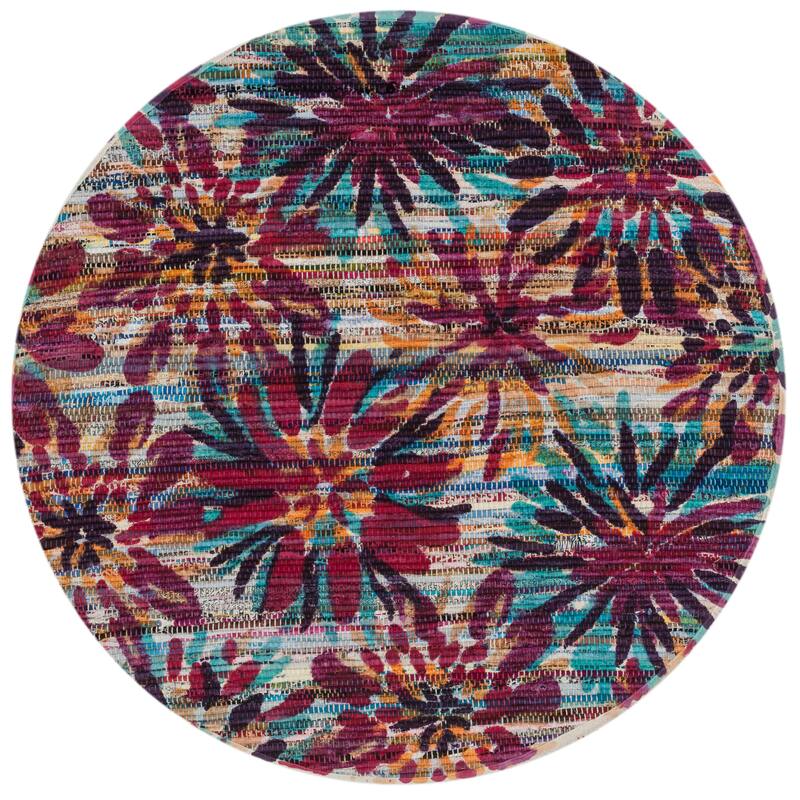 Alexander Home Hand Woven Maria Cotton Daisy Rug